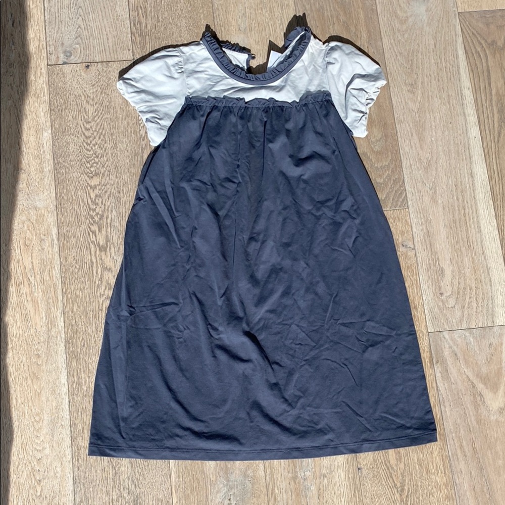 Navy and White Kids Dress